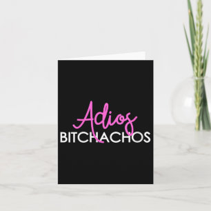 Womens Adios Achos Women Manar Funny Cinco De Mayo Kort