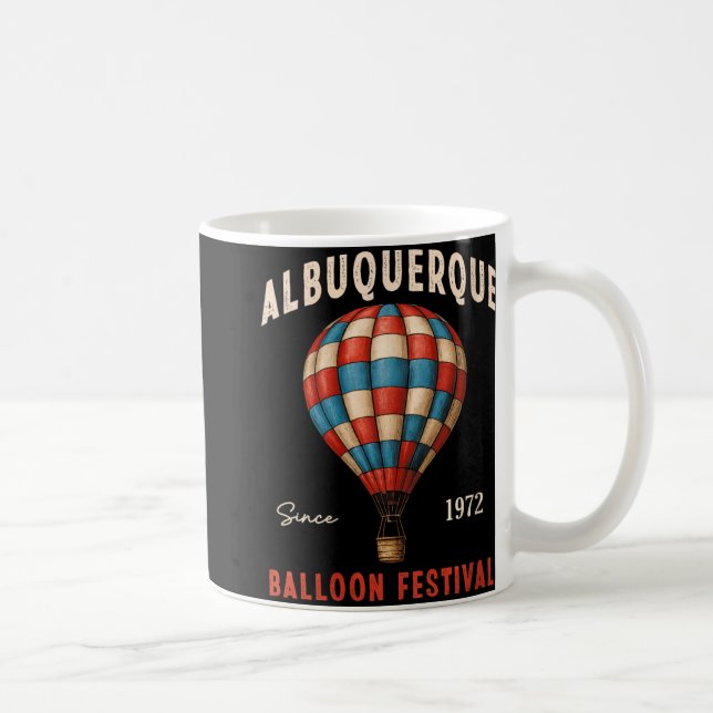 Womens Albuquerque Balloon Festival New Mexico Fie Kaffemugg (Höger)