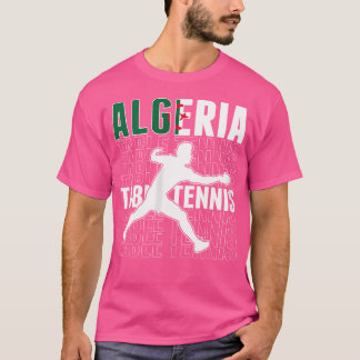 Womens Algeriet Bord Tennis Fläkt Jersey Algerian  T Shirt