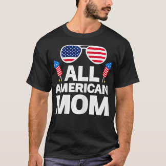 Womens All American Mamma American Mamma T Shirt