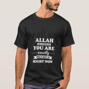 Womens Allah Gud Proud Islamic Islam Quran Muslim T Shirt