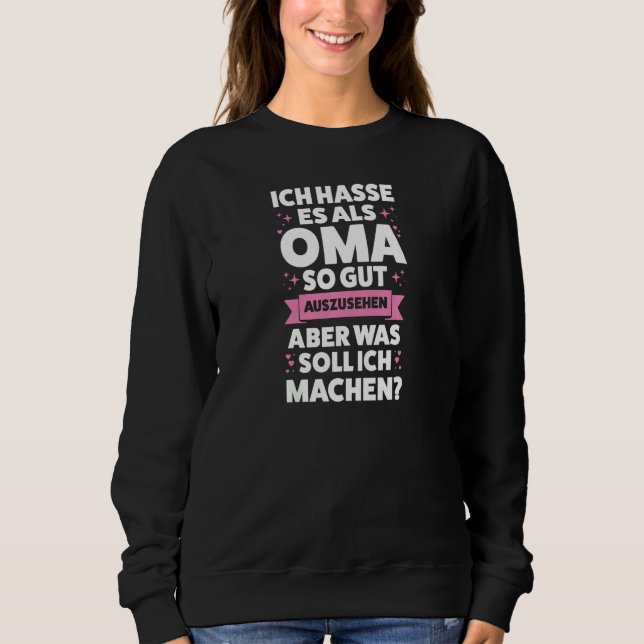 Womens Als Oma so gut auszusehen Oma Großmutter   T Shirt (Framsida)