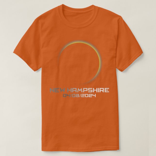 Womens America otal Solar Eclipse New Hampshire 20 T Shirt (Design framsida)
