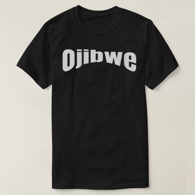 Womens Anishinaabe Chippewa Language Ojibwe VNeck  T Shirt (Design framsida)