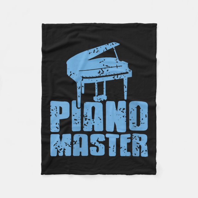 Womens Ano Master Confident Musician Pro Tangentbo Fleecefilt (Framsidan)