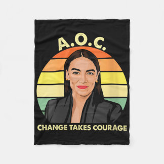 Womens Aoc Alexandria Ocasio-cortez First Female P Fleecefilt