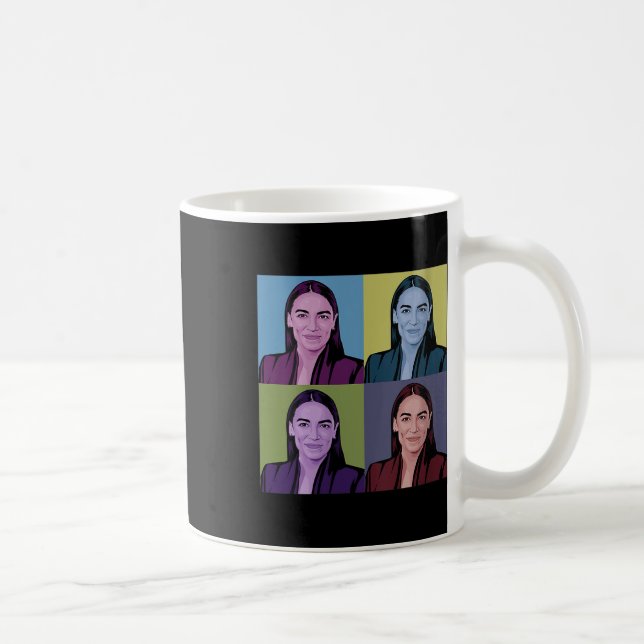 Womens Aoc Alexandria Ocasio-cortez First Female P Kaffemugg (Höger)