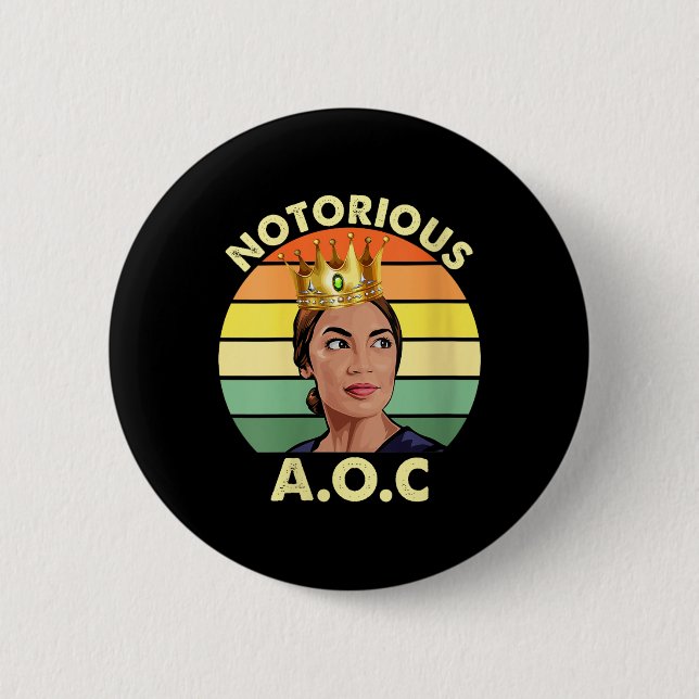 Womens Aoc Alexandria Ocasio-cortez First Female P Knapp (Framsida)