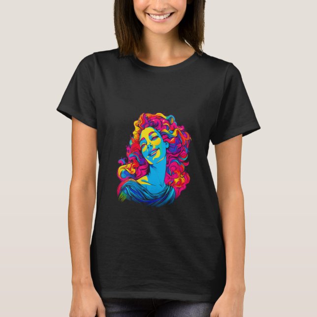 Womens Aphrodite Grekiska mythology Goddess Kärlek T Shirt (Framsida)