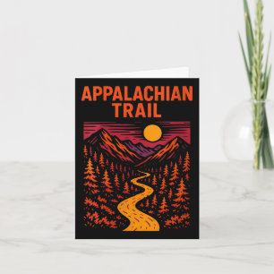 Womens Appalachian Trail Hiking Äventyr Retro me Kort