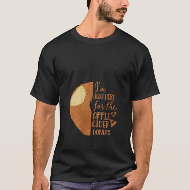 Womens Apple Cider Donuts Funny Fall Quote Autumn  T Shirt (Framsida)