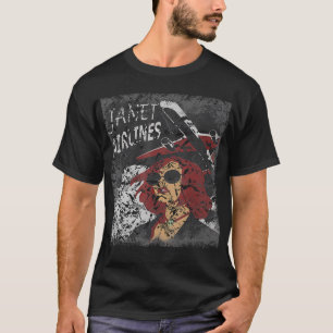 Womens Area 51 Alien Roswell Janet Airlines Tshir T Shirt