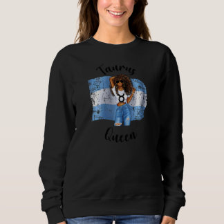 Womens Argentina Taurus Queen Afro Hair African Ar T Shirt