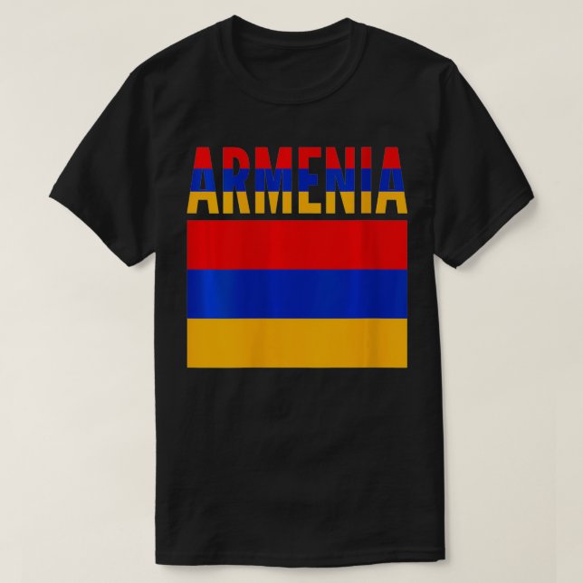 Womens Armenian Gift Armenia Land Flagga VNeck1  T Shirt (Design framsida)