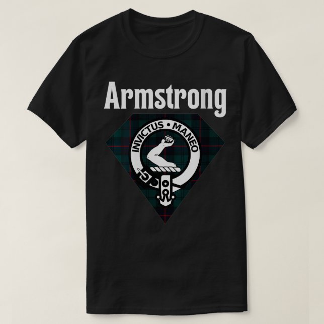 Womens Armstrong Klan Scottish Namn Jackar av Arm  T Shirt (Design framsida)