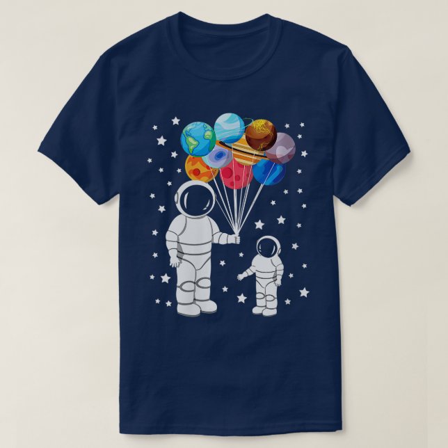 Womens Astronaut Spaceman Funny Space Dwarf Solar T Shirt (Design framsida)