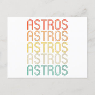 Womens Astros Helg Vykort