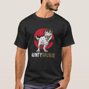 Womens Aunty Saurus Trex Funny Moster Dinosaur Mot T Shirt