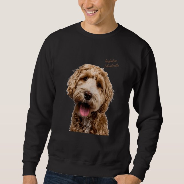 Womens Australian Labradoodle Citote Labradoodl Do Lång Ärmad Tröja (Framsida)