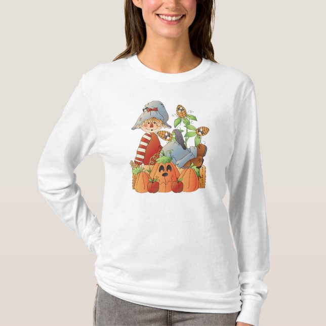 Womens Autumn Hoodie T Shirt (Framsida)