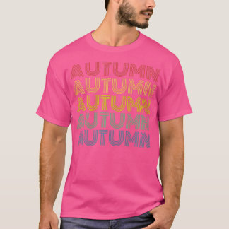 Womens Autumn Wordmark Mönster Personlig Namn R T Shirt