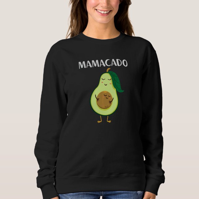Womens Avocado  Mama Avocado  Mom Avocado T Shirt (Framsida)