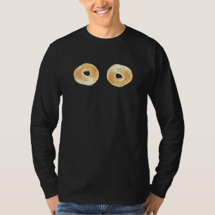 Womens Bagels Foodie Bread Bakery Food T Shirt