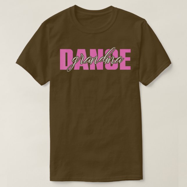 Womens Ballerina Dancer Dance Grandma Dancing T Shirt (Design framsida)