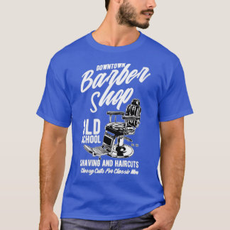 Womens Barber design Barbershop Barber Beard Hair T Shirt