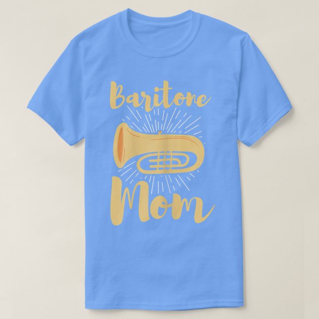Womens BaritoneFunny Baritone Mom Band Mother Bari T Shirt (Design framsida)