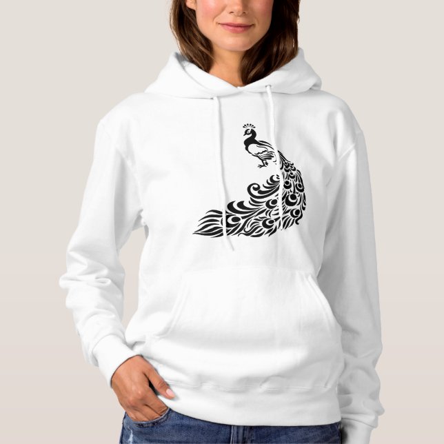 Women's Basic Hooded Sweatshirt T Shirt (Framsida)