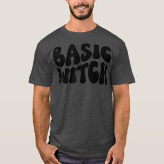 Womens Basic Witch, Simple Halloween Outfit, Retro T Shirt
