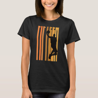 Womens Basketball 15:e födelsedag Boy Manar Pappa T Shirt