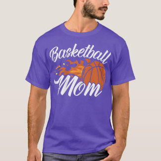Womens Basketball Mamma Player Ring Junkie Mammor T Shirt