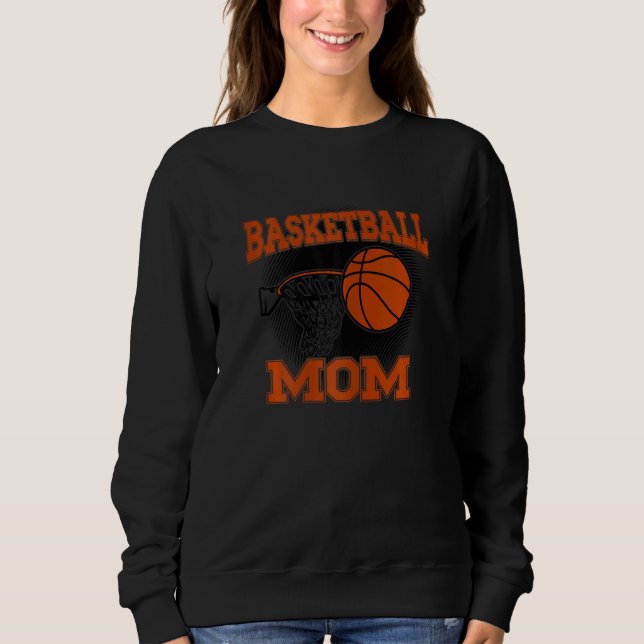 Womens Basketball Mom T Shirt (Framsida)