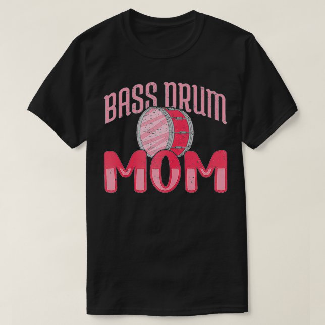 Womens Bass Drum Mamma T Shirt (Design framsida)