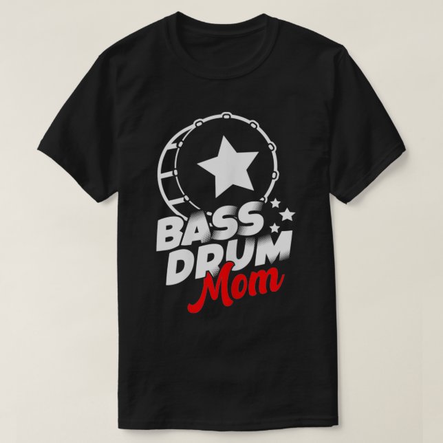 Womens Bass Drum Mamma T Shirt (Design framsida)