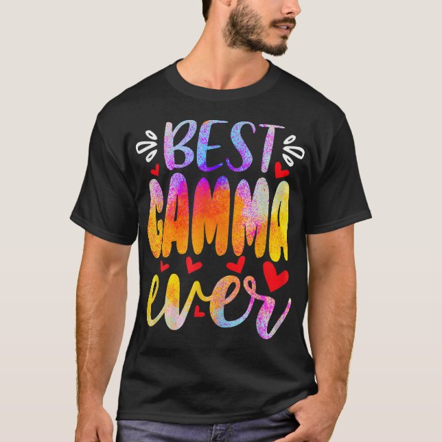 Womens Bästa Gamma någonsin Mors dag  T Shirt (Framsida)