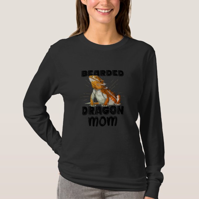 Womens Bearded Dragon For Mom  Mother Day Cute Coo T Shirt (Framsida)