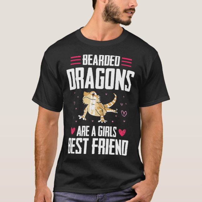 Womens Bearded Dragon Womens T Shirt (Framsida)