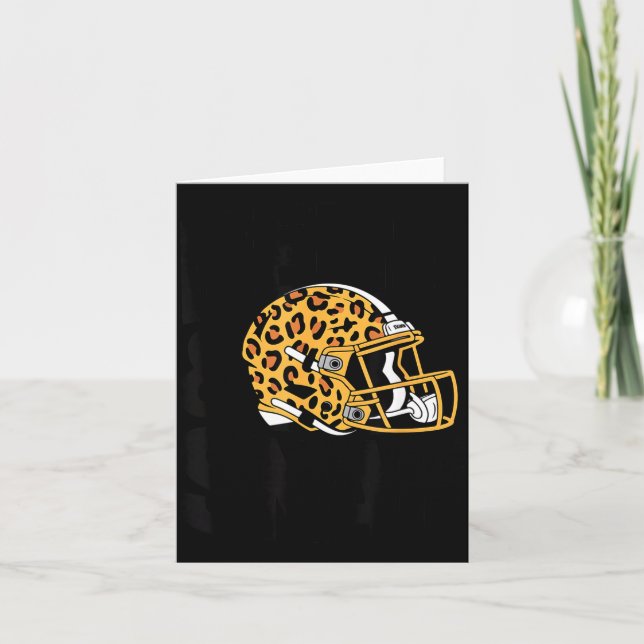 Women's Bend &amp; Snap Leopard Print Helmet Footb Kort (Framsida)