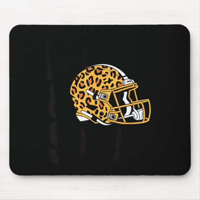 Women's Bend &amp; Snap Leopard Print Helmet Footb Musmatta (Framsidan)