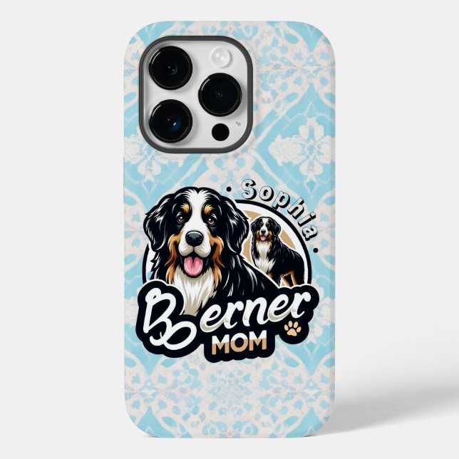 Womens Berner Mamma - Bernese Mountain Hund Mamma  (Baksida)