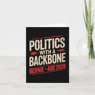 Womens Bernie Sanders och Aoc 2028 för ordförande Kort