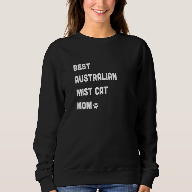Womens Best Australian Mist Cat Mamma T Shirt (Framsida)