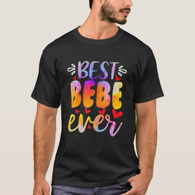Womens Best Bebe Aldrig Mors dag T Shirt (Framsida)