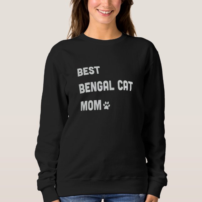Womens Best Bengal Cat Mom   Cat   T Shirt (Framsida)