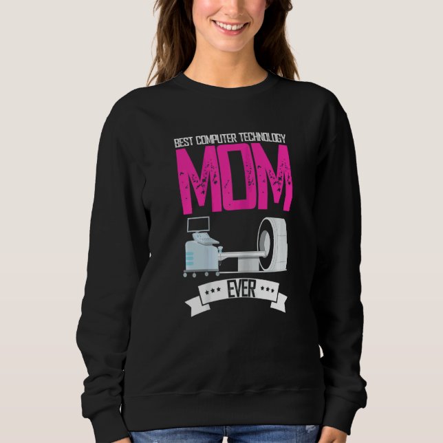 Womens Best Computer Technology Mamma någonsin Rad T Shirt (Framsida)