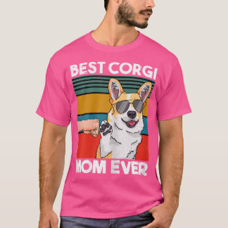 Womens Best Corgi Mamma - Hund - fiststöt för Mamm T Shirt
