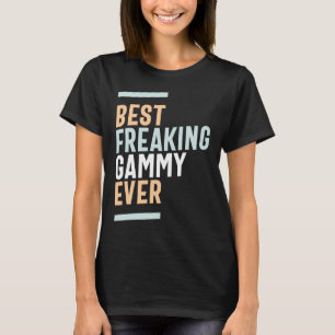 Womens Best Freaking Gammy Fantastisk Mammor Da T Shirt